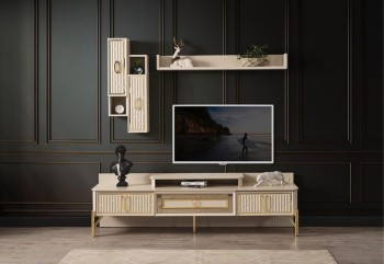Bahar Tv Sehpası Altın